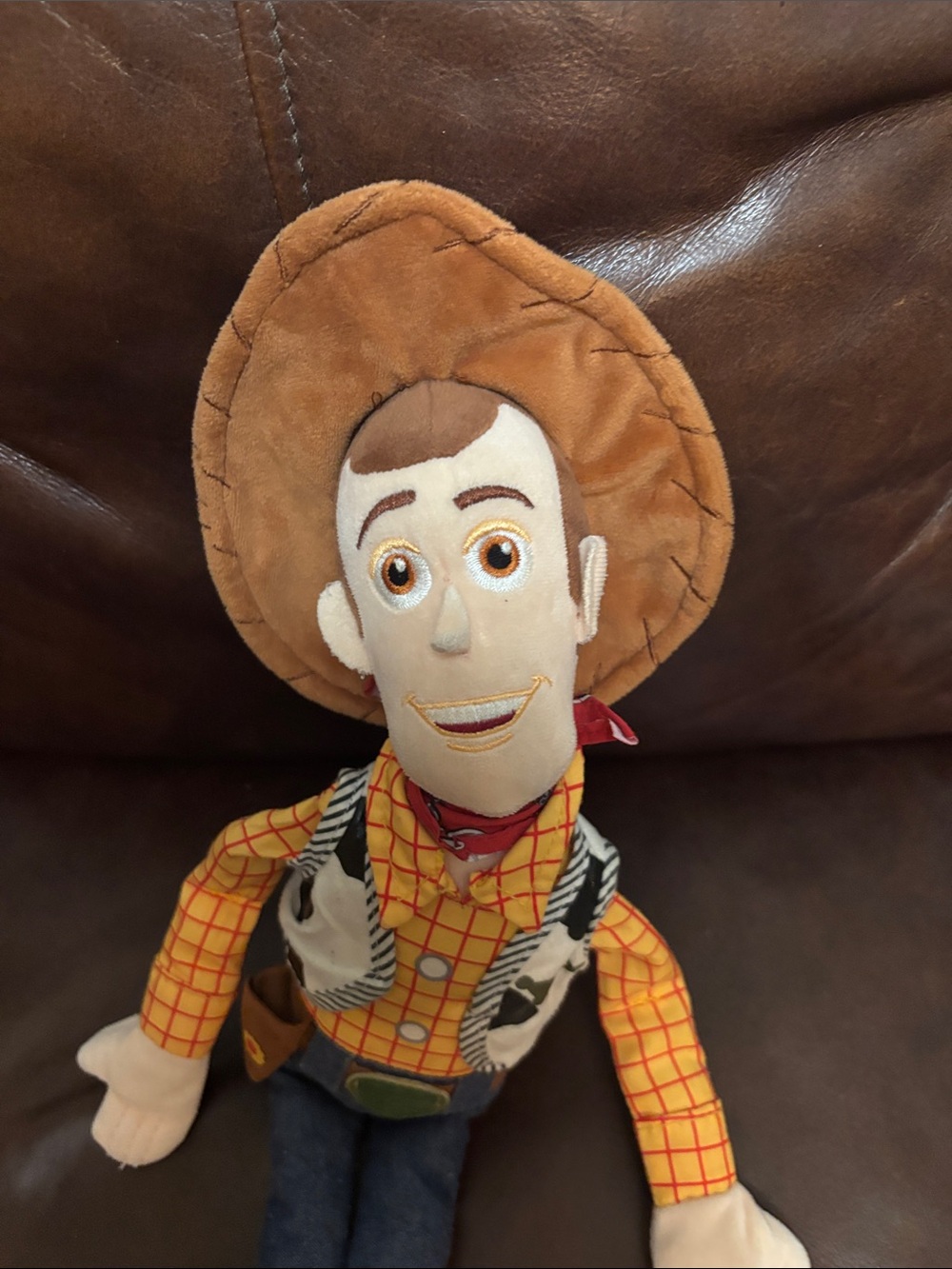 Disney Woody Plush Toy - Brown, Yellow, Blue - Picture 6 of 6